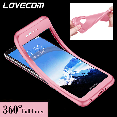 LOVECOM 360 Full Body Case For iPhone XR XS Max 6 6S 7 8 Plus Zipper Type Buckle Candy Color Silicone Soft Phone Back Cover Gift ► Фото 1/6