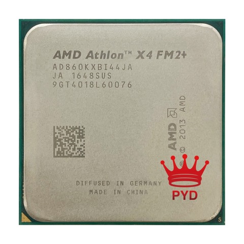 Процессор AMD Athlon X4 860 K 860 K 3,7 ГГц Duad-Core, процессор AD860KXBI44JA Socket FM2 + ► Фото 1/1