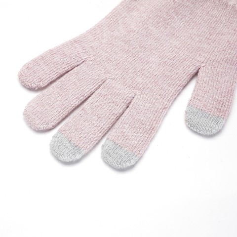 Зимние шерстяные перчатки с пальцами, вязаные сохраняющие тепло перчатки, уличные нескользящие перчатки для фитнеса, 2022 теплые женские кра... ► Фото 1/6