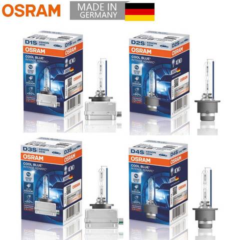 OSRAM D1S D2S D3S D4S 35 Вт 12В Ксеноновые крутые синие автомобильные аксессуары фары HID 5500K 66140CBI 66240CBI 66340CBI 66440CBI (одиночный) ► Фото 1/6