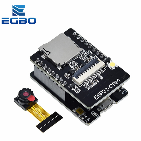 1 шт. EGBO ESP32-CAM-MB WI-FI ESP32 CAM Bluetooth макетная плата с OV2640 Камера для микро-флеш-накопителя USB Серийный Порты и разъёмы CH340G 4,75 V-5,25 V ► Фото 1/6