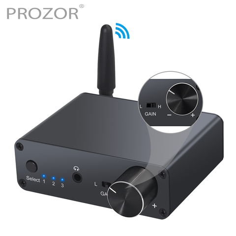 Prozor 192 кГц Bluetooth DAC преобразователь с усилителем для наушников 3,5 мм аудио адаптер для APT-X AAC SBC цифро-аналоговый преобразователь ► Фото 1/6