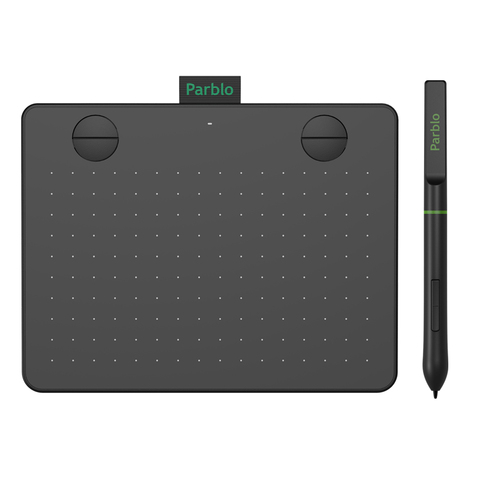 Графический планшет Parblo A640 V2 для рисования, 7,2x5,9 дюйма, 4 клавиши быстрого доступа, 8192 нажатия ► Фото 1/6