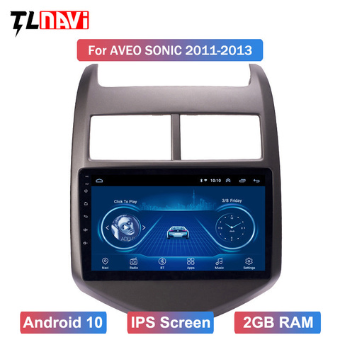 Android 10 Автомобильный GPS мультимедийный плеер для 2010 2011 2012 2013 Chevrolet1 AVEO Навигация стерео Поддержка DVR SWC ► Фото 1/6