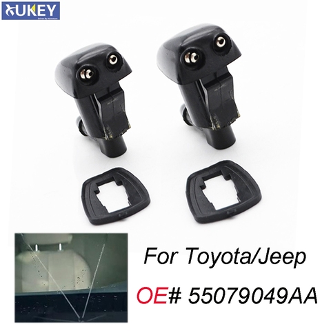 Xukey 2 шт./компл. форсунки для мытья лобового стекла для Toyota Avensis Verso XM20 high Lander XU20 Prius XW20 2003 2004 2005 2006 ► Фото 1/6