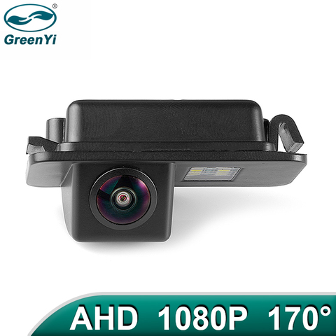 GreenYi 170 ° 1920*1080P HD AHD ночное видение Автомобильная камера заднего вида для Ford Mondeo Fiesta Focus Хэтчбек S-Max Kuga ► Фото 1/6