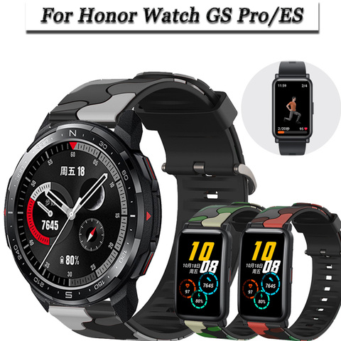 Ремешок для часов Honor Watch GS Pro / Honor Watch ES, спортивный браслет с камуфляжным узором, 20 мм 22 мм ► Фото 1/6