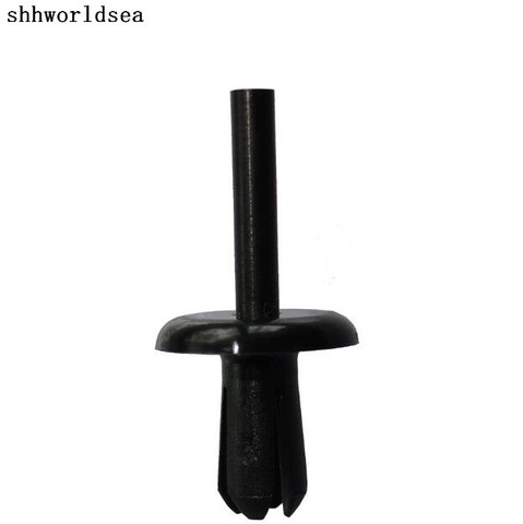 Shhworldsea 100 шт. нейлоновый черный бампер, фиксатор нажимного типа, крепежный зажим для Volvo 1268176-3 ► Фото 1/1