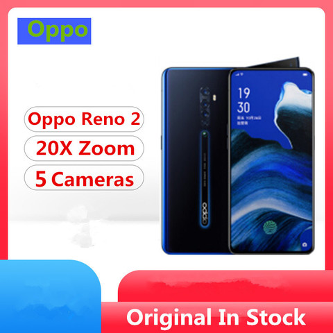 Смартфон Oppo Reno 2 с 20-кратным увеличением, Snapdragon 730, 6,5 дюйма, 3,0 x, 8 + Гб, 48 МП, 5 камер, VOOC ► Фото 1/1