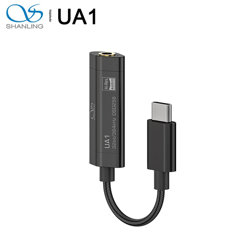 SHANLING UA1 высокого разрешения ES9218P USB ЦАП AMP Кабель-адаптер PCM 32/384 DSD256 для TYPE-C Android оконные рамы ► Фото 1/6