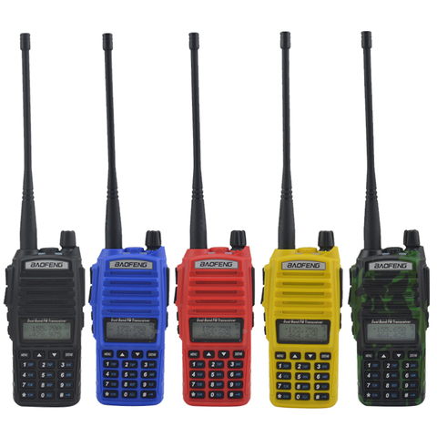 Рация baofeng uv-82 Двухдиапазонная VHF/UHF 136-174/400-520 МГц двойной PTT 5 Вт Любительская Двусторонняя радиосвязь uv82 FM Ttransceiver UV 82 ► Фото 1/6