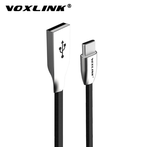 Кабель USB type-c VOXLINK, 2,4 А, кабель usb c для быстрой зарядки, шнур передачи данных, зарядное устройство usb-c для Samsung Note 9 8 Xiaomi mi8 mi6 HTC ► Фото 1/6