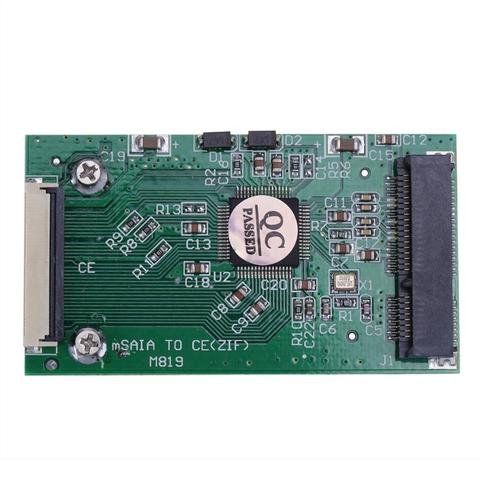 Mini SATA mSATA PCI-E SSD до 40pin 1,8 дюймов ZIF CE преобразователь карты для IPOD IPAD для Toshiba для Hitachi ZIF CE HDD жесткий диск ► Фото 1/6