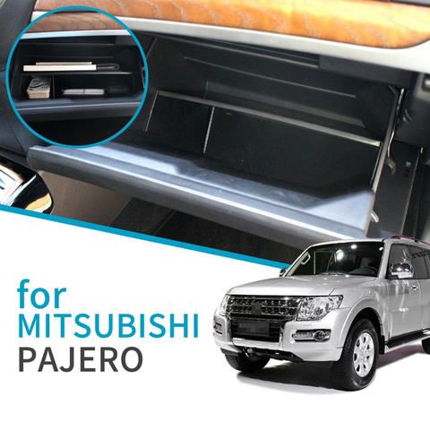 ZUNDUO автомобильный ящик для хранения перчаток Mitsubishi Pajero 2010 ~ 2022, аксессуары для консоли, центральный ящик для хранения со-пилотом ► Фото 1/6