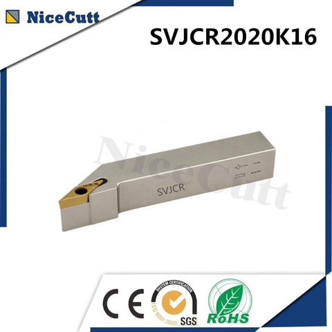 Держатель внешнего токарного инструмента Nicecutt SVJCR2022K16 SVJCL2022K16, токарный резец для токарной пластины VCMT, бесплатная доставка ► Фото 1/2