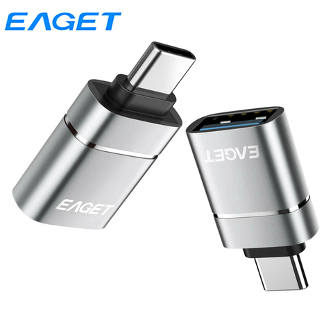 Адаптер Eaget OTG Type-C, переходник с Type C на USB 3,0 мама, адаптер USB 3,0 для устройств Macbook, Samsung, Sony EZ05 ► Фото 1/6