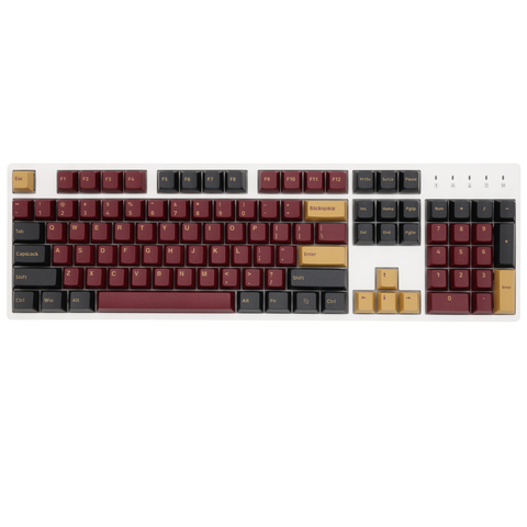 Клавиатура Cherry Profile PBT Doubleshot для клавиатуры, красная, самурайская, для ночного бега, Оливия Лайм ► Фото 1/6