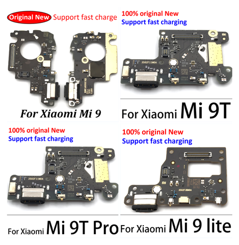 Оригинальный Для Xiaomi Mi9 Mi 9 зарядный порт разъем платы Запчасти гибкий кабель с микрофоном Микрофон для Mi 9 ► Фото 1/6