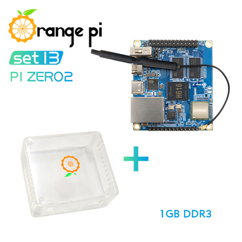 Прозрачный чехол Orange Pi Zero 2 1 Гб + ABS, чип Allwinner H616, поддержка BT, Wif ,Run Android 10,Ubuntu,Debian OS, одна плата ► Фото 1/1