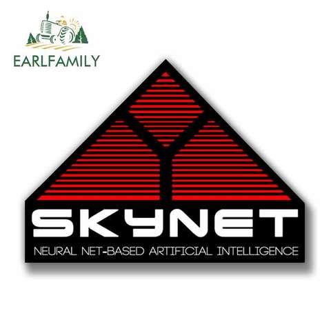 EARLFAMILY 13 см x 9,5 см для Skynet рисунок по фильму «Терминатор» Новинка переводная картинка автомобильные сборы VAN SUV GTR украшение креативные наклей... ► Фото 1/2