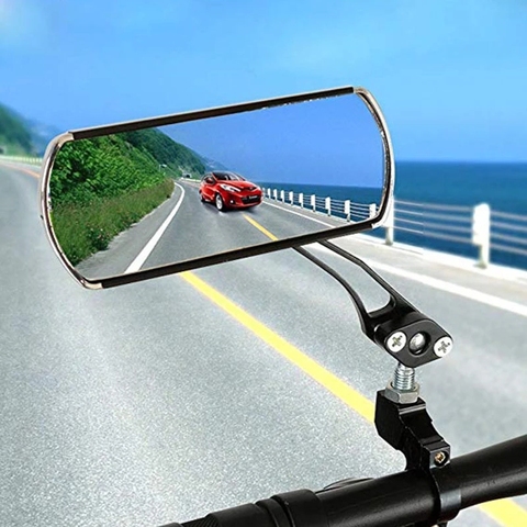Классическое зеркало заднего вида для велосипеда, 2 шт., на руль, гибкий безопасный велосипед заднего вида с поворотом на 360 градусов, дорожный велосипед, горный велосипед ► Фото 1/6