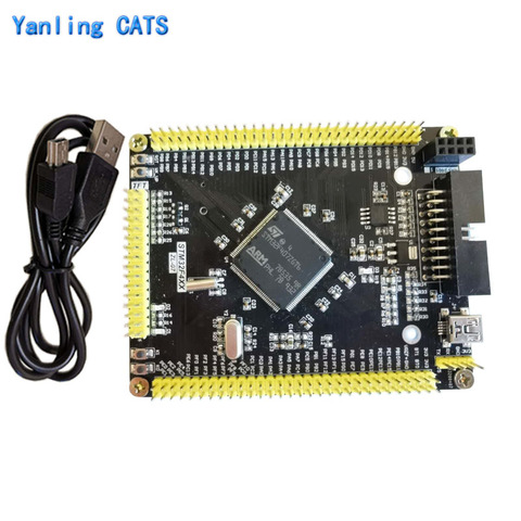 STM32f407ZGT6 Arm Cortex M4 макетная плата STM32F4 Discovery MCU LQFP144 Pin основная плата мини-системы с Usb кабелем 1 шт. ZL-07 ► Фото 1/6