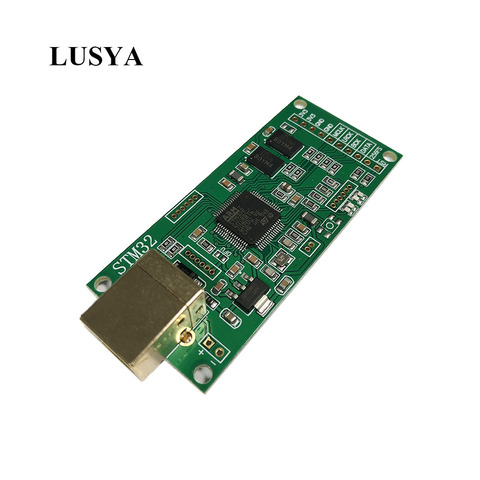 Lusya STM32 USB к цифровому интерфейсу I2S 24 бит 96K, совместим с итальянским любителем искусственной кожи ► Фото 1/6