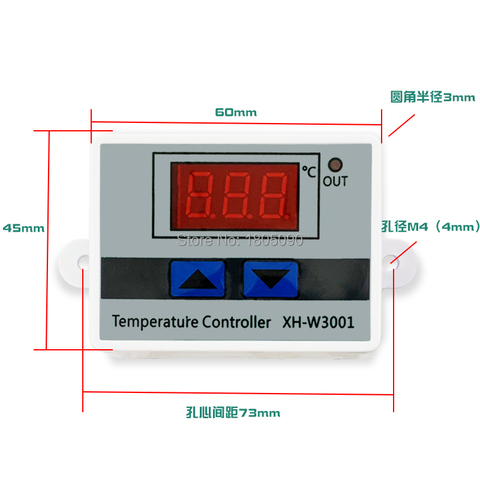 W3001 W3002 DC12V 24V AC110V-220V светодиодный цифровой термостат регулятор температуры Терморегулятор контроль нагрева ► Фото 1/6