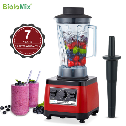 【 7 лет гарантии bbpa Free Heavy Duty Commercial Grade Blender профессиональная соковыжималка для миксера ледяные смузи пик 2200 Вт ► Фото 1/6