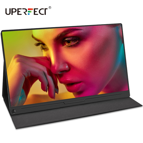 UPERFECT 4K портативный монитор для ноутбука ПК 15,6 IPS 3840x2160 UHD внешний экран Мобильный ЖК-дисплей USB C Xbox PS4 Переключатель HDMI ► Фото 1/6