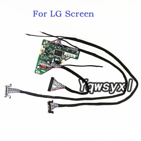 Yqwsyxl Универсальный ЖК светодиодный экран 120 Гц Поворотная плата PL.MS6M30K.1 с кабелем экрана для LG/samsung комплект платы управления экраном ► Фото 1/6