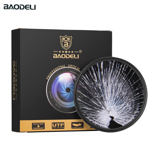 УФ-фильтр BAODELI 37 40,5 43 46 49 52 55 58 62 67 72 77 82 мм для объектива Canon Eos M50 M6 1200 D Nikon 5300 5100 аксессуары для Sony ► Фото 1/6