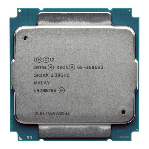 Процессор Intel XEON E5 2696v3 2696 V3 SR1XK, 18 ядер, 2,3 ГГц, лучше чем E5 2683 V3 ► Фото 1/3
