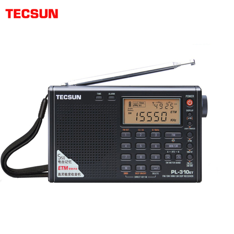 Tecsun PL-310ET Полнодиапазонный радио цифровой светодиодный дисплей FM/AM/SW/LW стерео радио с сигналом силы вещания ► Фото 1/6