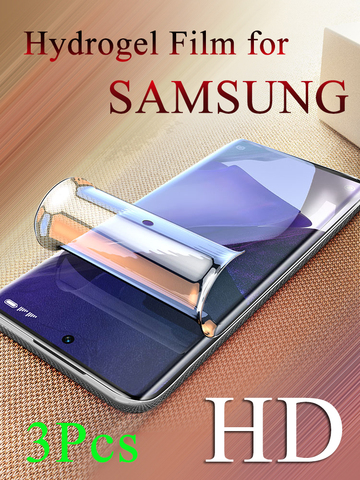 Гидрогелевая пленка для samsung Galaxy S7edge S8 S9 Plus S10E S10 + 5G Защита экрана для Note 8 Note 9 Note 10P мягкая пленка не стекло ► Фото 1/6