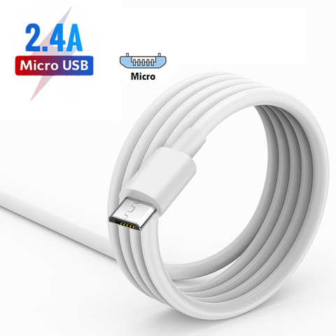 Оригинальный Micro USB кабель 5A супер быстрая линия зарядки для Huawei P30 P20 Pro мобильный телефон кабель 2.4A microusb 3m мобильный телефон кабель ► Фото 1/6