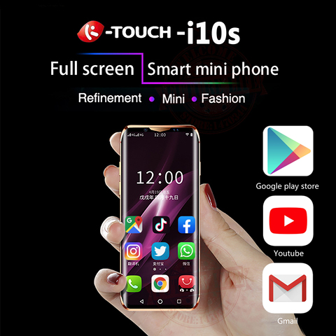 Anica K-TOUCH I9 3g + 32G самый маленький мини двойной 4G Ультра тонкий 3,5 экран лицо ID две sim-карты двойной режим ожидания Android 8,1 ► Фото 1/6