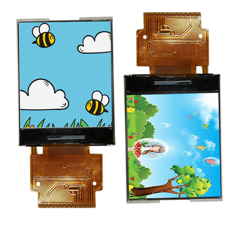 8-битный TFT LCD Modul Экран 1,77 дюйма 1,8 дюйма, 128*160 пикселей, 23pin TFT, драйвер S6B33B2 для MP4 MP5 51 stm32 MCU ► Фото 1/3