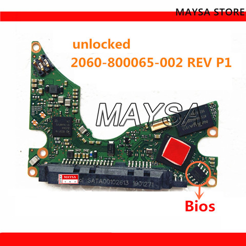 800065 для WD жесткого диска PCB 2060-800065-002 разблокировка печатной платы Расшифровка печатной платы поддерживает PC3000 ► Фото 1/3