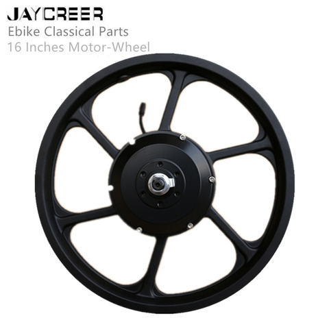 JayCreer 16 дюймов 36В/250 Вт мотор-колесо или 16-дюймовое колесо из алюминиевого сплава для Ebike подходит для шин 1,75-2,125 ► Фото 1/6