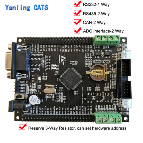 Плата STM32F4 для промышленного управления, плата разработки STM32F407VET6 429VE ARMCortex M4, Интернет-вещей UART RS232 485, может использоваться в воде ► Фото 1/6