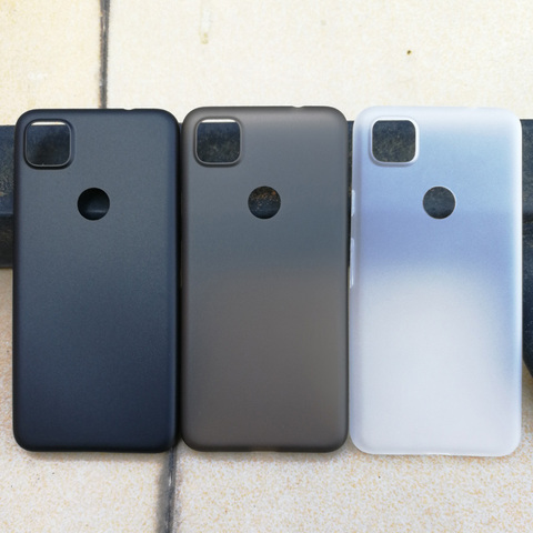 Ультратонкий матовый полипропиленовый чехол 0,4 мм для Google Pixel 4a, Тонкий Ультратонкий Пластиковый защитный чехол для Pixel 4a 5G ► Фото 1/6