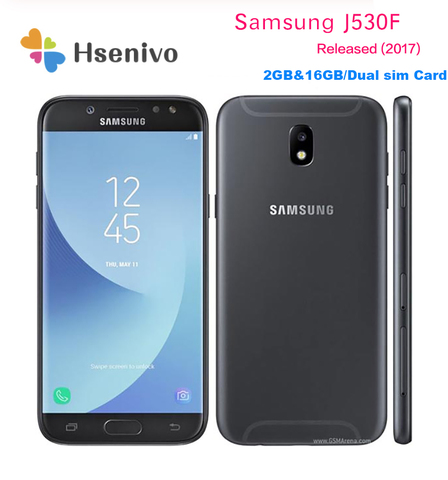 Оригинальный разблокированный сотовый телефон Samsung Galaxy J5 (2017) J530F 5,2 дюймов Восьмиядерный 2 Гб ОЗУ 16 Гб ПЗУ LTE камера 13 МП Две SIM 1080P ► Фото 1/6