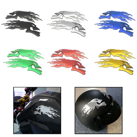 OLPAY мотоцикл автомобиль Универсальный 3D эмблема наклейка на шлем наклейки с черепами наклейки для топливного бака рамка тела декоративная ... ► Фото 1/6