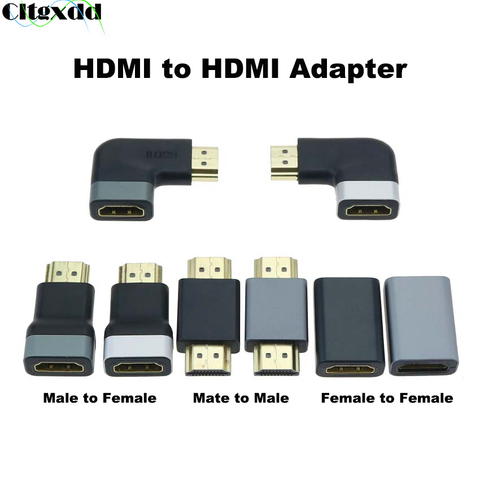 Cltgxdd 1 шт. HDMI адаптер HDMI Женский к мужскому F-F M-F конвертер 4K HDMI 2,0 Удлинительный разъем для PS4 HDMI кабель HDMI удлинитель ► Фото 1/6