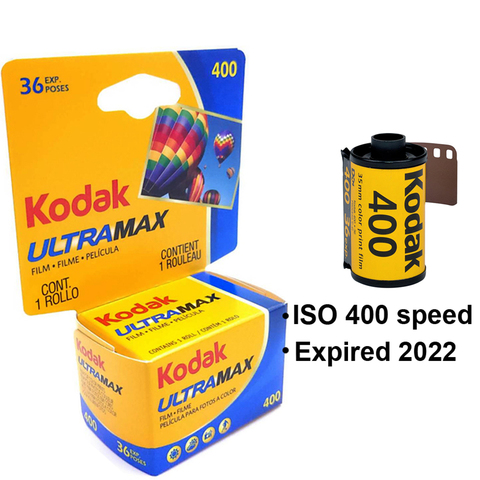 Пленка KODAK UltraMax 400 цветов 35 мм 36 экспозиция в рулоне подходит для камеры M35 / M38 (Срок годности: 2022) ► Фото 1/5