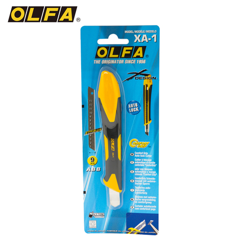 Olfa XA-1 9 мм Стандартный Универсальный стандартный нож для резки многофункциональная ручка канцелярские принадлежности ► Фото 1/6