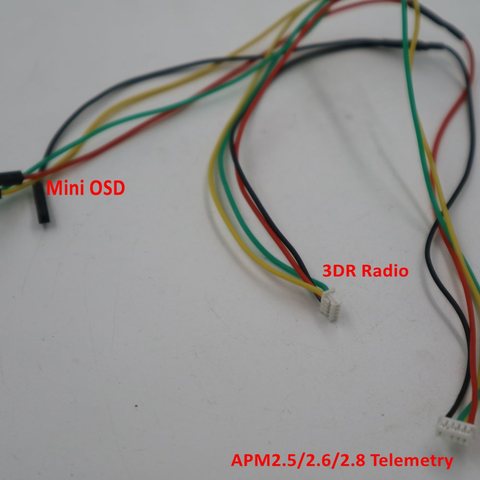 Контроллер полета APM 2,5/2,6/2,8, подключается к 3DR телеметрическому радио/OSD Y Тип кабеля, Телеметрия/OSD Y КАБЕЛЬ ► Фото 1/4