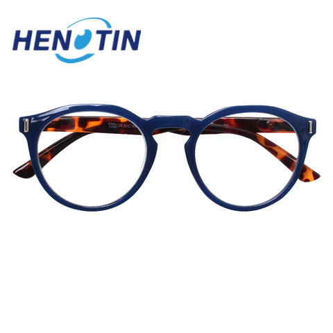 Высококачественные мужские и женские очки для чтения HENOTIN износостойкие модные очки для чтения + 0,5 + 1 + 1,25 + 1,5 + 2 + 2,25 + 2,5 + 3 + 3,5 + 4 + 4,5 ► Фото 1/5