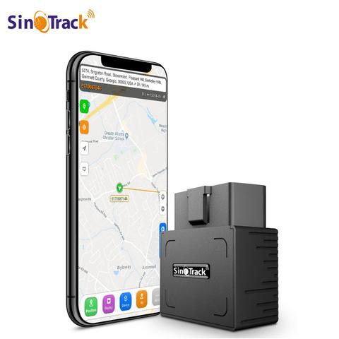 Автомобильный GPS-Трекер OBD II, 16-контактный GPS-Трекер OBD Plug Play, с приложением для IOS и Android ► Фото 1/6